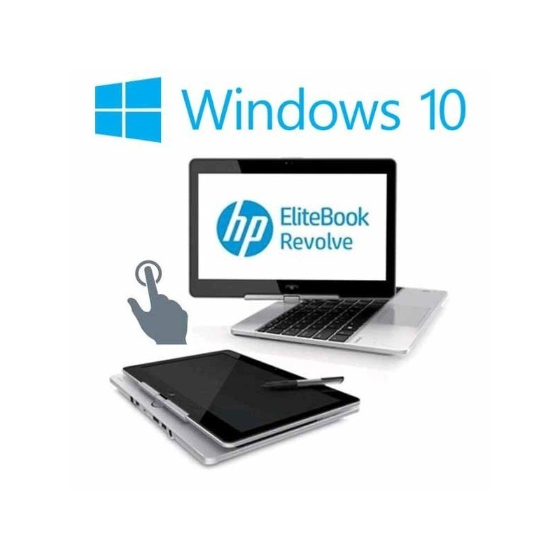 Laptop refurbished HP EliteBook Revolve 810 G3, i5-5200U, Win 10 Home