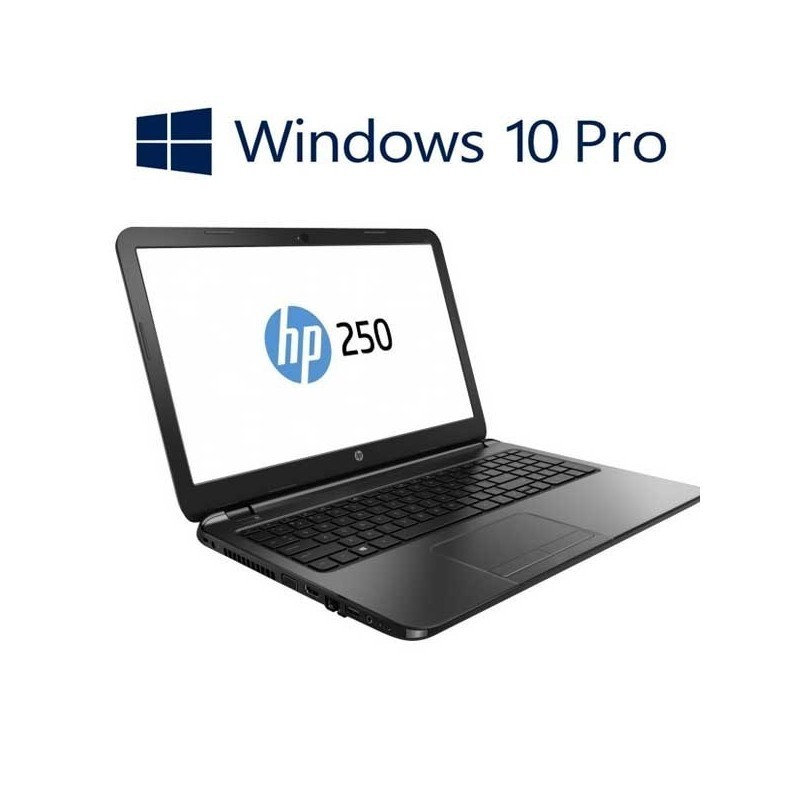 Laptop refurbished HP 250 G3, Intel Core i3-4005U Gen 4, SSD, WIn 10 Pro