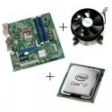 Kit placa de baza second hand Intel DQ67SW, Intel Quad Core i7-2600, Cooler
