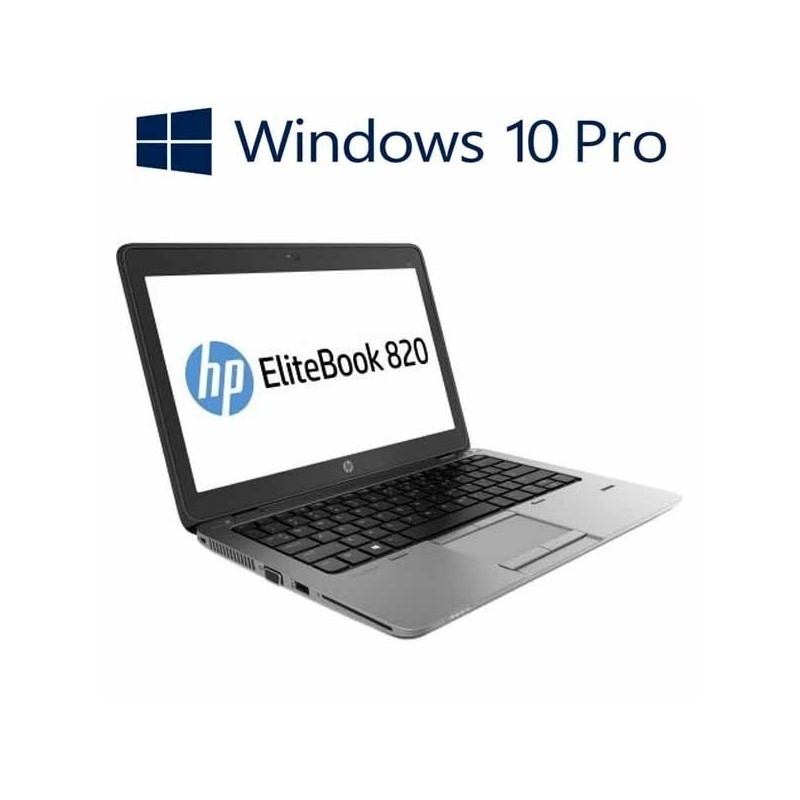 Laptop refurbished HP EliteBook 820 G1, Core i5-4200U, Win 10 Pro