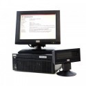 Sistem POS Wincor Beetle M-II Plus G41, Touchscreen BA72 12 inci, Display Client BA63