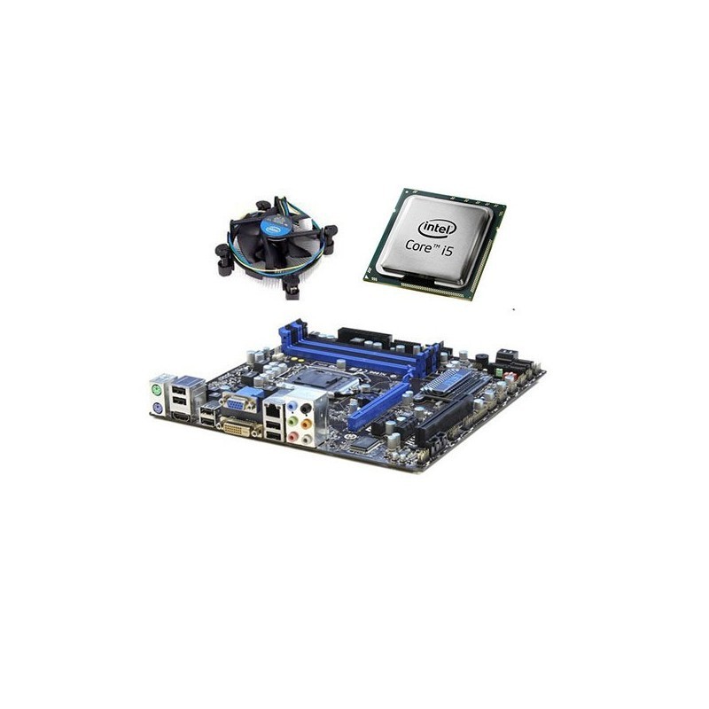 Kit Placa de Baza Intel DH55TC, Intel Core I5-650, Cooler