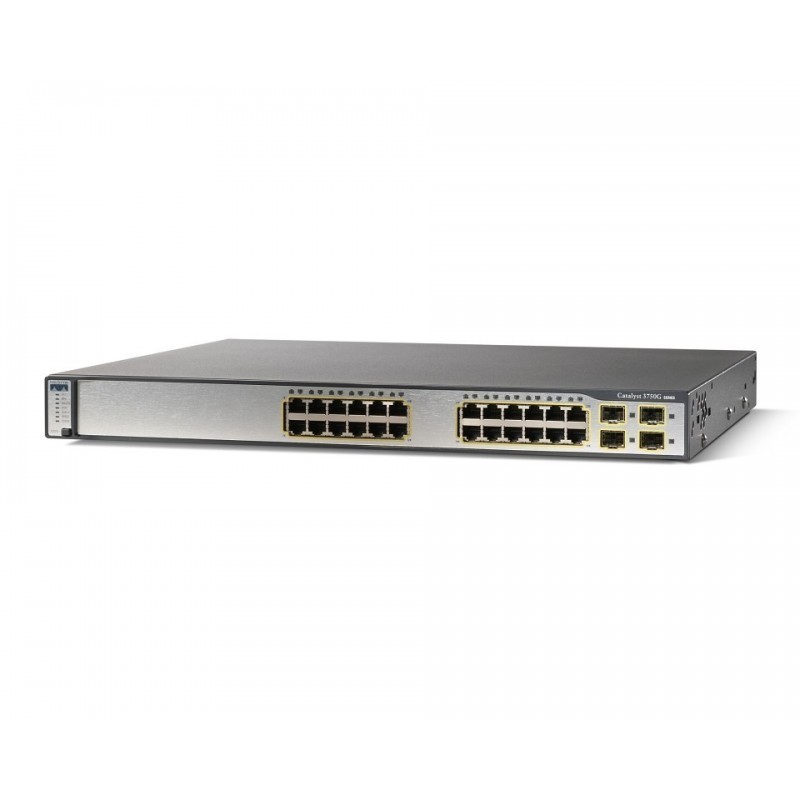 Switch Second Hand Cisco Catalyst WS-C3750G-24TS-S