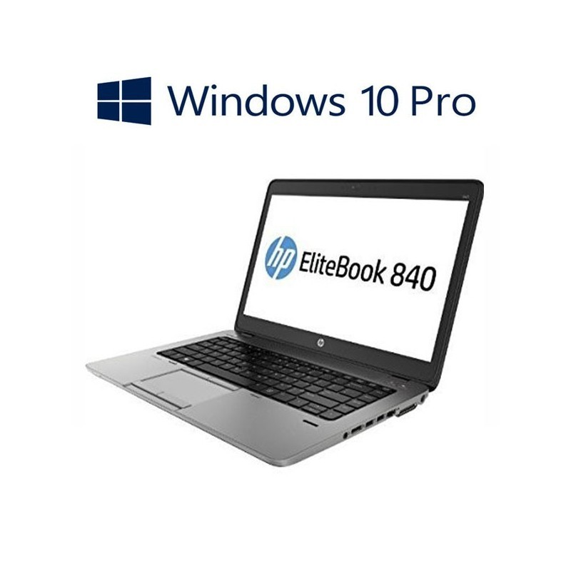 Laptop Refurbished HP EliteBook 840 G1, Core i5-4310U, Win 10 Pro