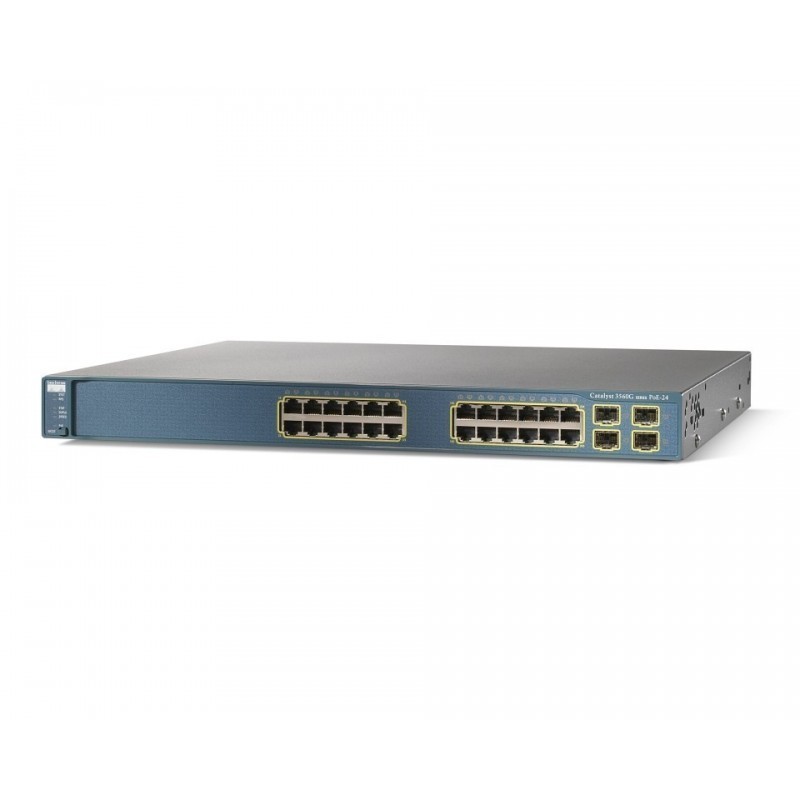 Switch Second Hand Cisco Catalyst WS-C3560G-24PS-S