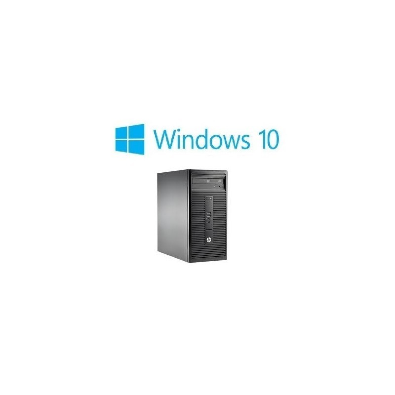 PC Refurbished HP 280 G1 MT, Quad Core i7-4770s, Win 10 Home