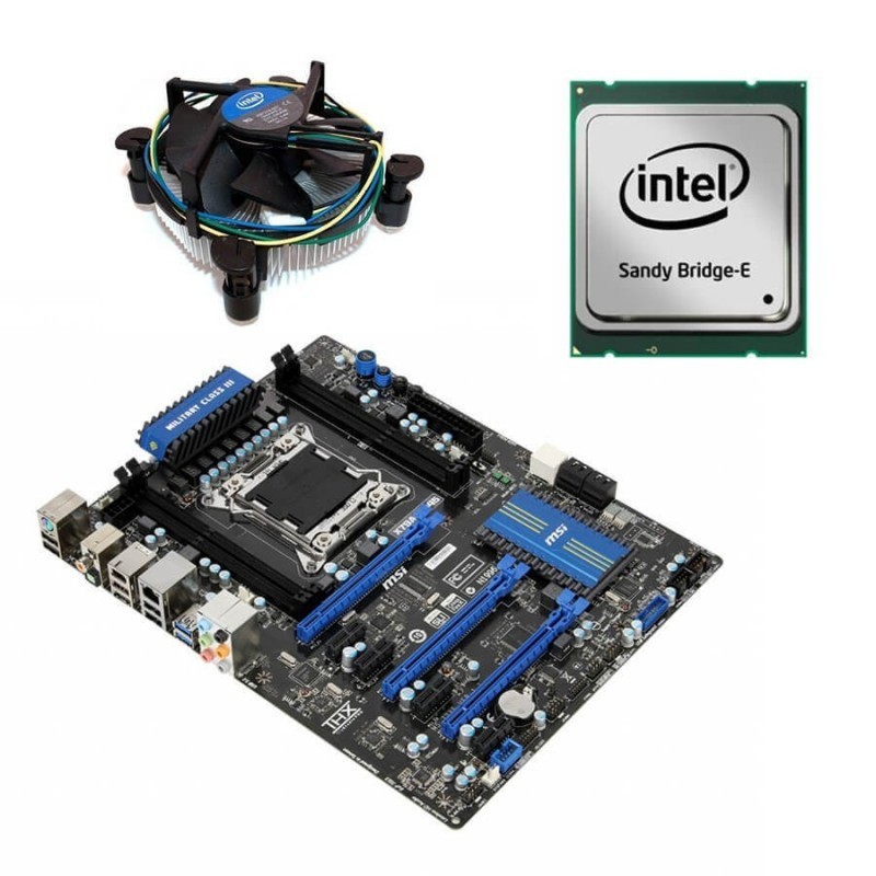 MB(X79A-SD40)+メモリ(計32G)+CPU(i7-3930K)+他 X79A-SD40とi7-3930KとControl Center（その1） - 堕落と墜落