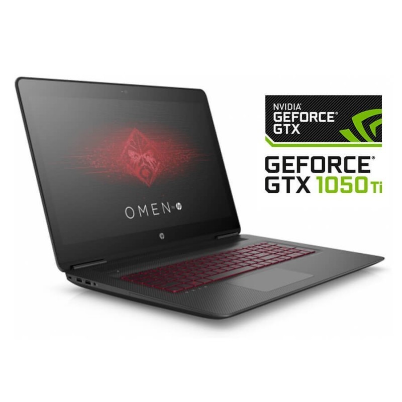 Laptop gaming sh HP OMEN 17 inch W253DX, i7-7700HQ, GTX 1050 Ti