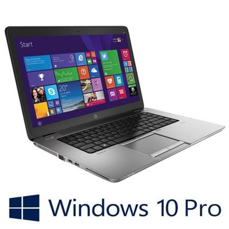 Laptop Refurbished HP ProBook 640 G1, Core i3-4000M, Win 10 Pro