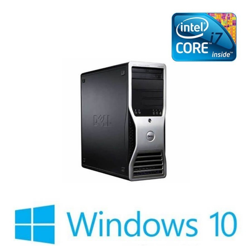 Workstation Refurbished Dell Precision T3500, Core i7-950, Win 10 Home