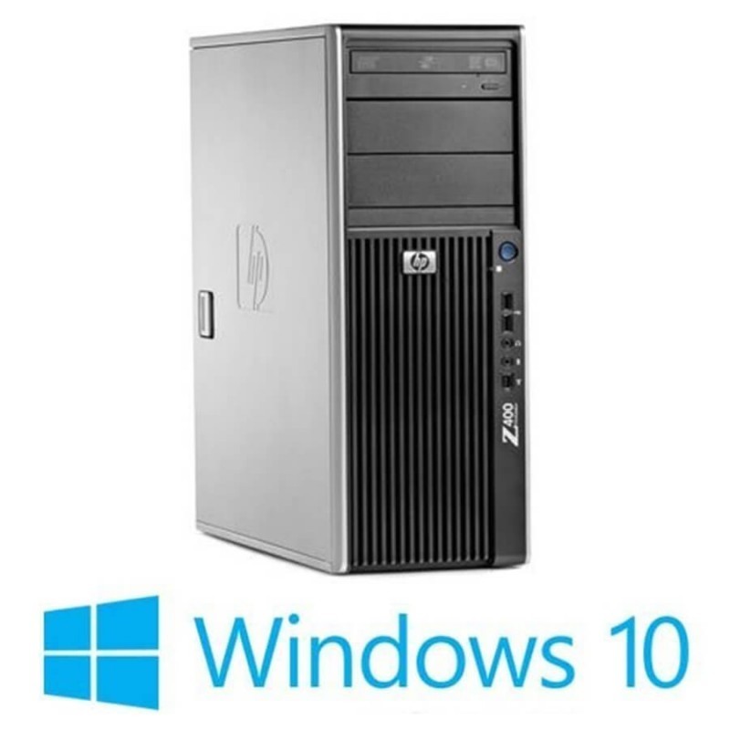 Workstation refurbished HP Z400, Quad Core i7-950, 8GB, Win 10 Home
