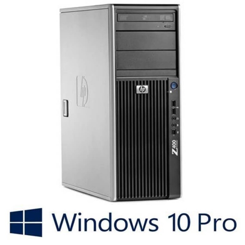 Workstation refurbished HP Z400, Intel Xeon Hexa Core W3680, Win 10 Pro