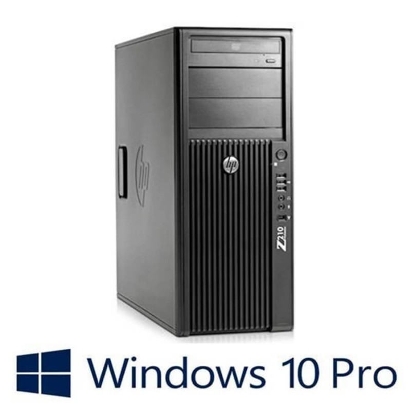 PC HP Z210 Workstation MT, Xeon Quad Core E3-1225, Win 10 Pro
