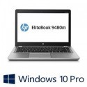 Laptop refurbished HP EliteBook Folio 9480m, Core i5 4310u, 500GB HDD, Win 10 Pro