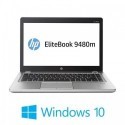 Laptop HP EliteBook Folio 9480m, Core i7-4600U, Win 10 Home