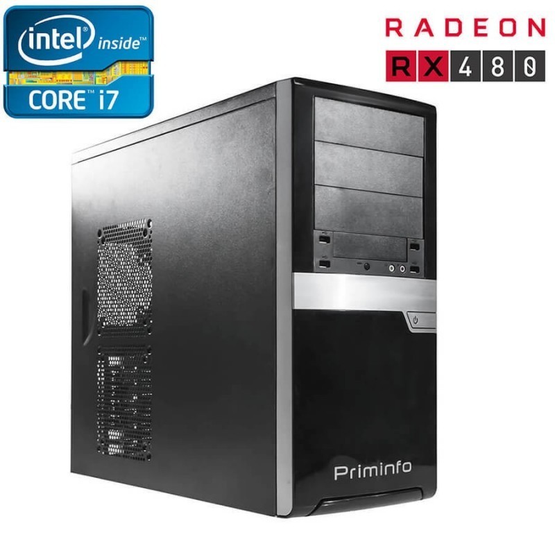 PC gaming second hand Priminfo, Intel Core i7-2600k, ATI Radeon RX 480 8GB