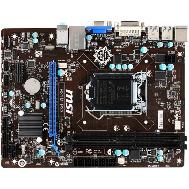 Placi de baza second hand MSI H81M-P33, Socket 1150