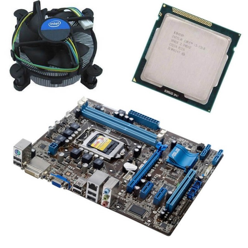 Kit placa de baza second hand Asus P8H61-M LE, Intel i5-2310, Cooler
