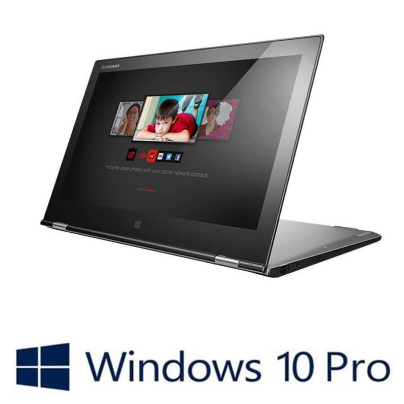 Laptop refurbished Lenovo Yoga 2 Pro Touch, i7-4510U, Win 10 Pro