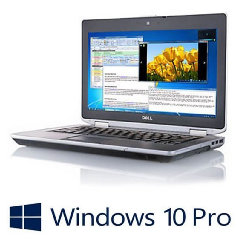 Laptop refurbished Latitude E6430, i7-3740QM, SSD, Win 10 Pro