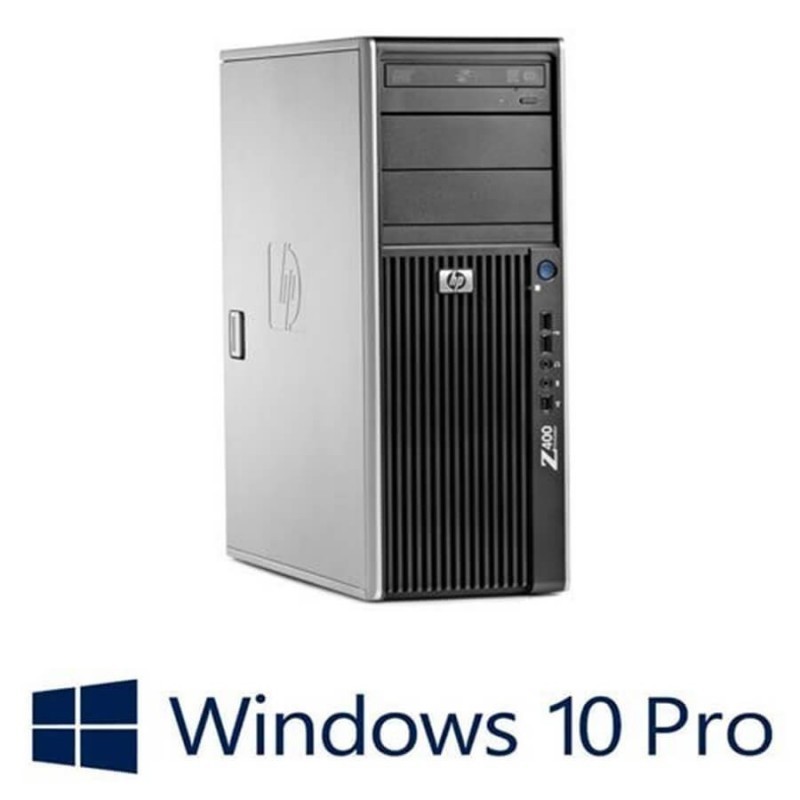 Workstation refurbished HP Z400, Intel Xeon X5650, Win 10 Pro