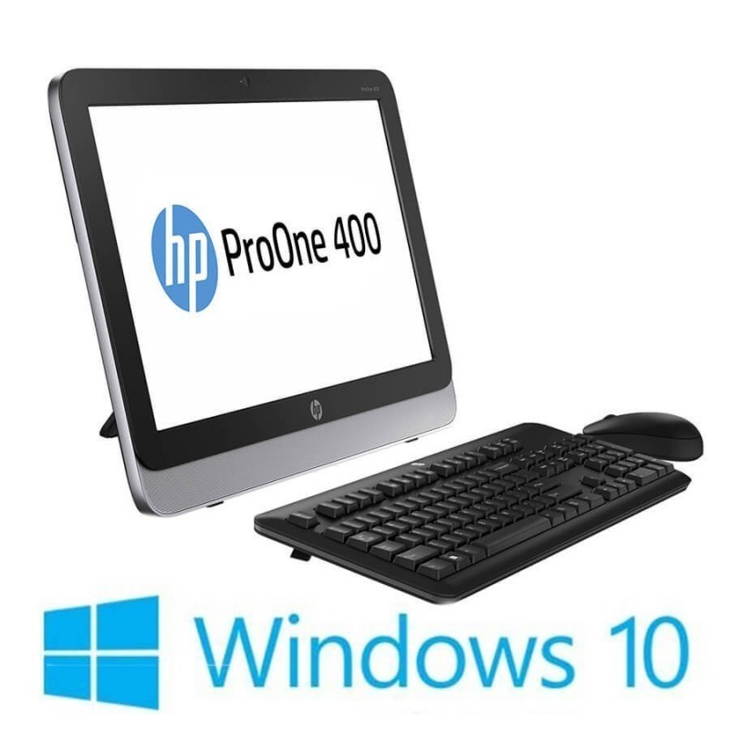 PC all in one Refurbished HP ProOne 400 G1, i3-4130, Win 10 Home