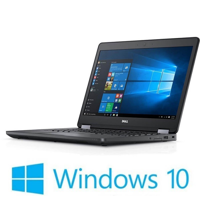Laptop Dell Latitude E5470, i5-6200U, Full HD, Win 10 Home