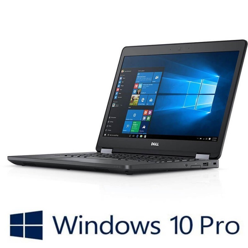 Laptop Dell Latitude E5470, i5-6200U, Full HD, Win 10 Pro