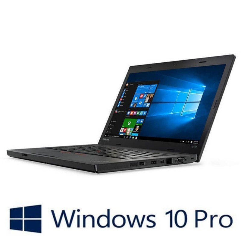 Laptop Lenovo ThinkPad L470, i5-7200U, 8GB DDR4, Win 10 Pro