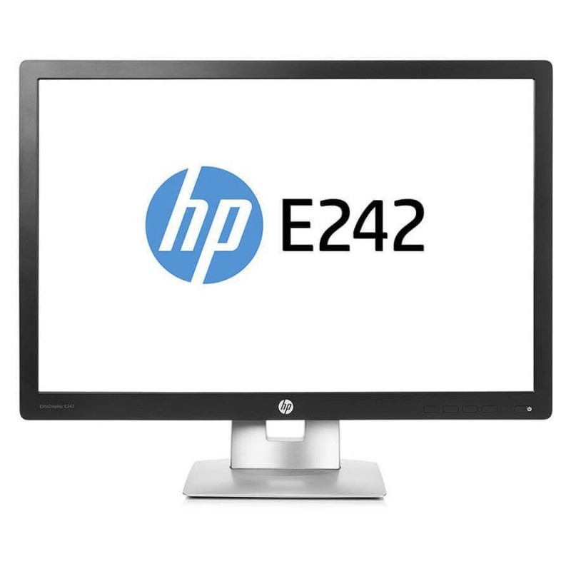 Monitoare second hand LED HP E242, 24 inch, Full HD, IPS