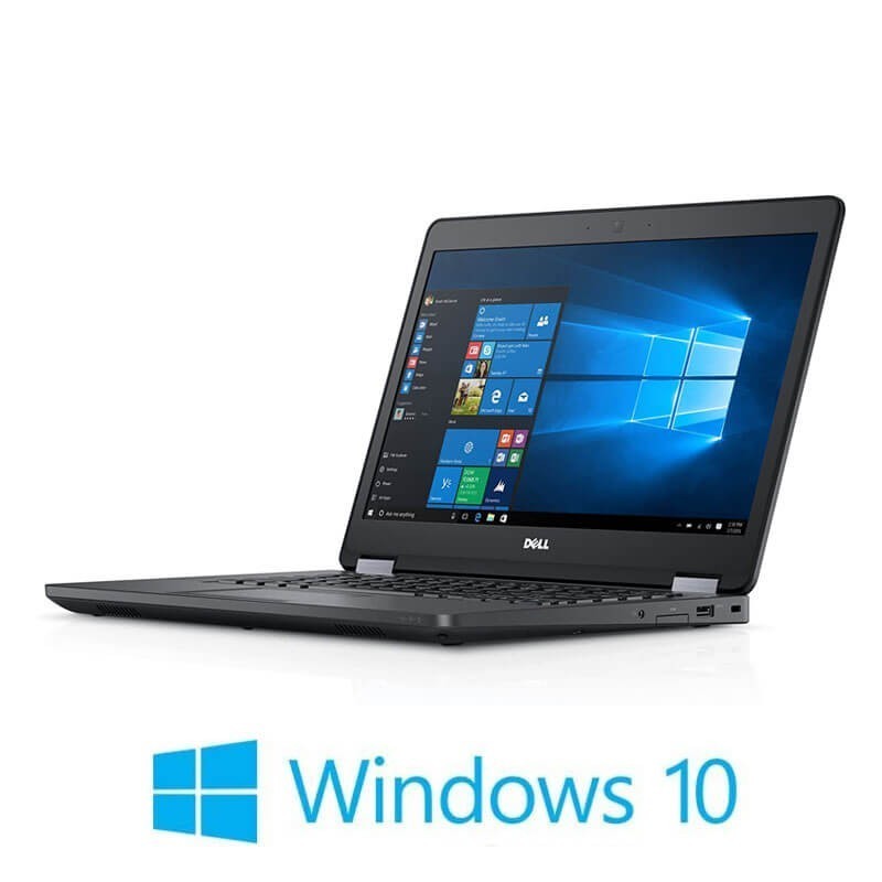 Laptop Dell Latitude E5470, Quad Core i5-6440HQ, Full HD, Win 10 Home