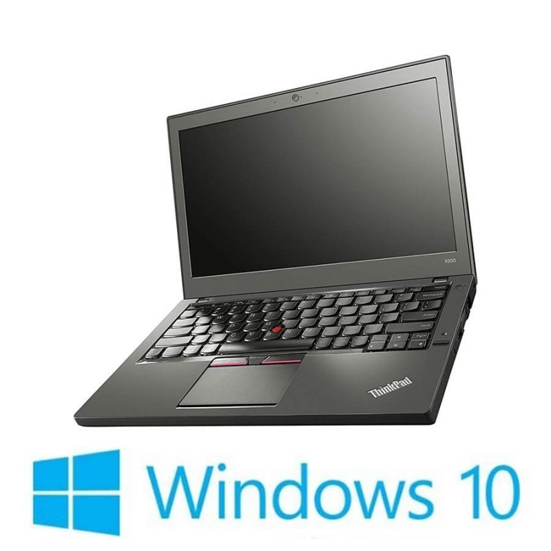 Laptopuri Refurbished Lenovo ThinkPad X250, i5-5200U, 128GB SSD, Win 10 Home