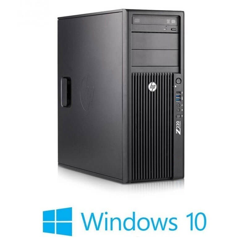 Workstation HP Z220 MT, Quad Core i7-3770, Win 10 Home