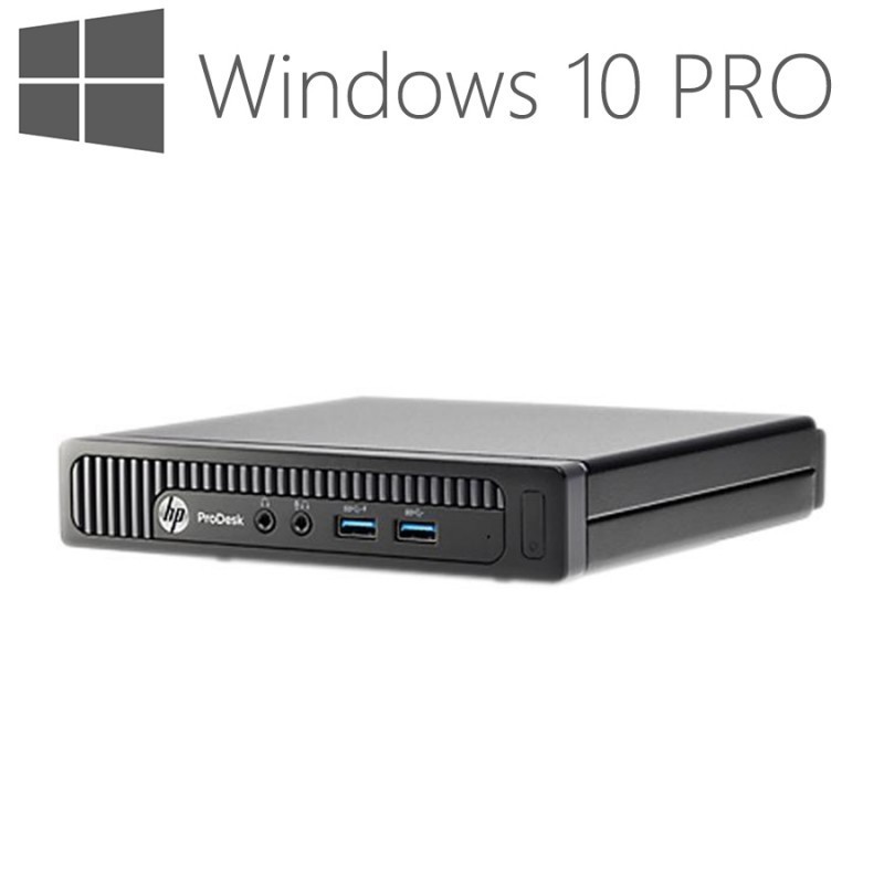 Mini PC Refurbished HP ProDesk 600 G1, Dual Core i3-4150t, Win 10 Pro