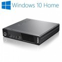 PC Refurbished Lenovo M73 Tiny Desktop, DVD Writer, Wi-Fi, Dual Core i3-4130T, Win 10 Home