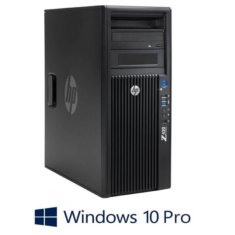 Workstation Refurbished HP Z420, Xeon E5-2670, Quadro 2000, Windows 10 Pro