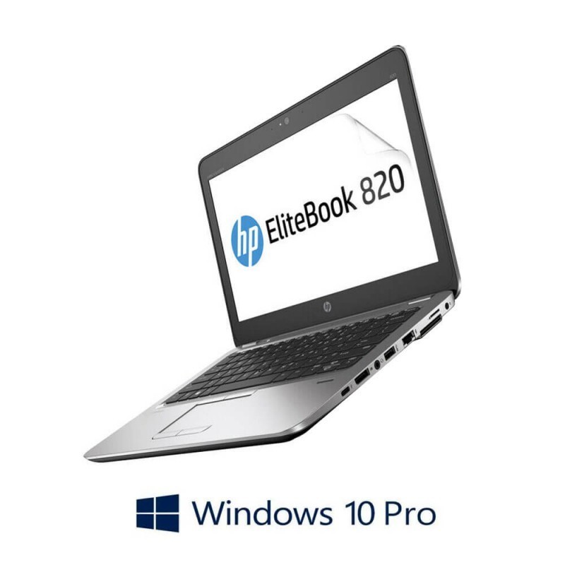 Laptop Refurbished HP EliteBook 820 G4, Core i7-7500U Gen. 7, Windows 10 Pro