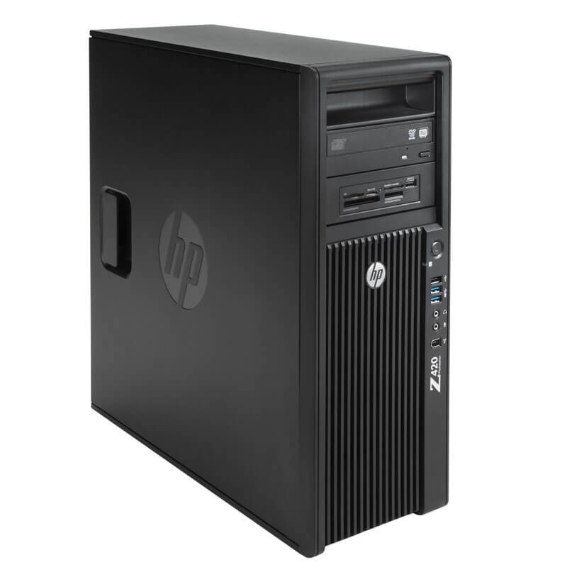 Workstation Second Hand HP Z420, Xeon Octa Core E5-2665, NVIDIA Quadro K4000