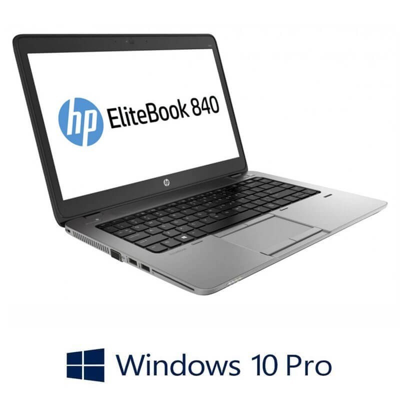 Laptopuri Refurbished HP EliteBook 840 G2, Intel i5-5200U, Full HD, Win 10 Pro