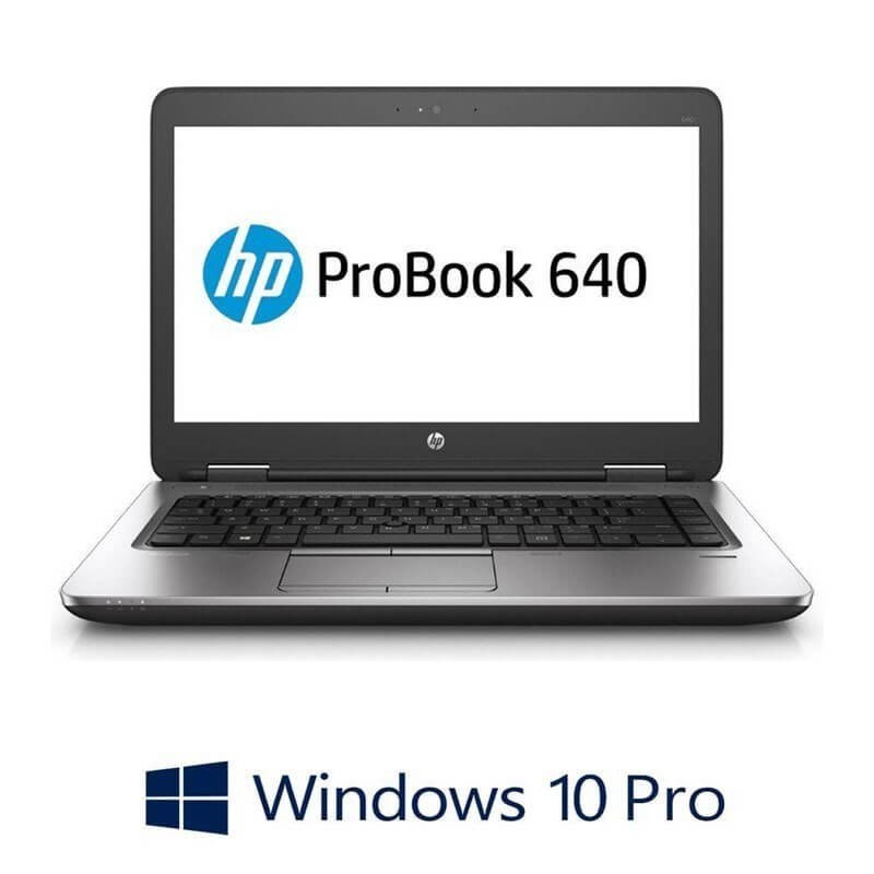 Laptopuri Refurbished HP ProBook 640 G2, Intel i5-6200U, Windows 10 Pro