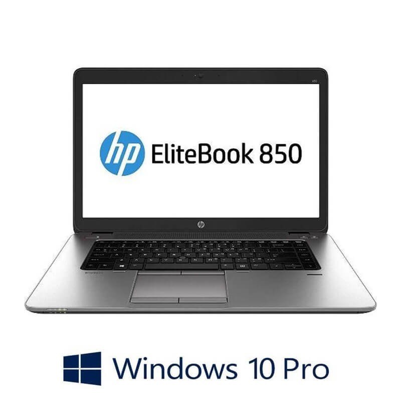Laptopuri Refurbished HP EliteBook 850 G2, Intel i5-5300U, Win 10 Pro