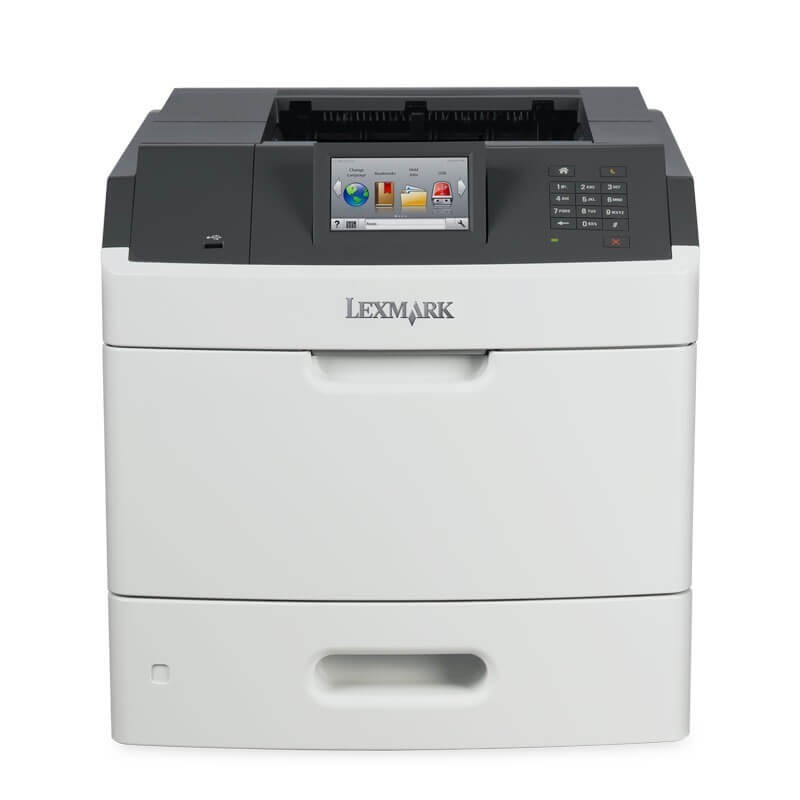 Imprimante Second Hand Lexmark M5163, Retea Gigabit, Duplex, Toner Full