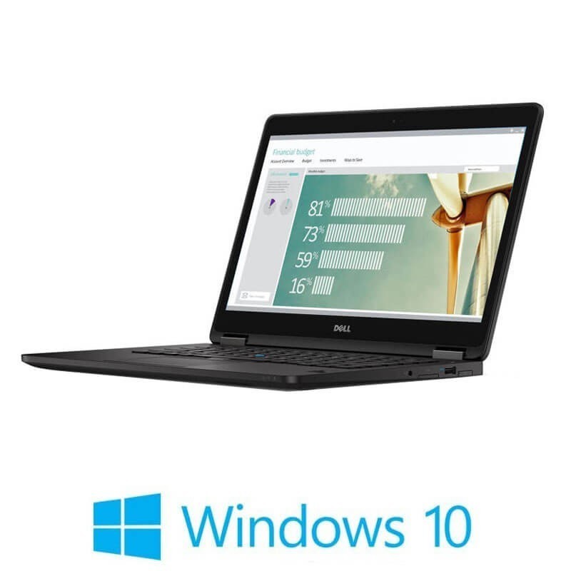 Laptopuri Dell Latitude E7270, Core i5-6300U, 8GB DDR4, Win 10 Home