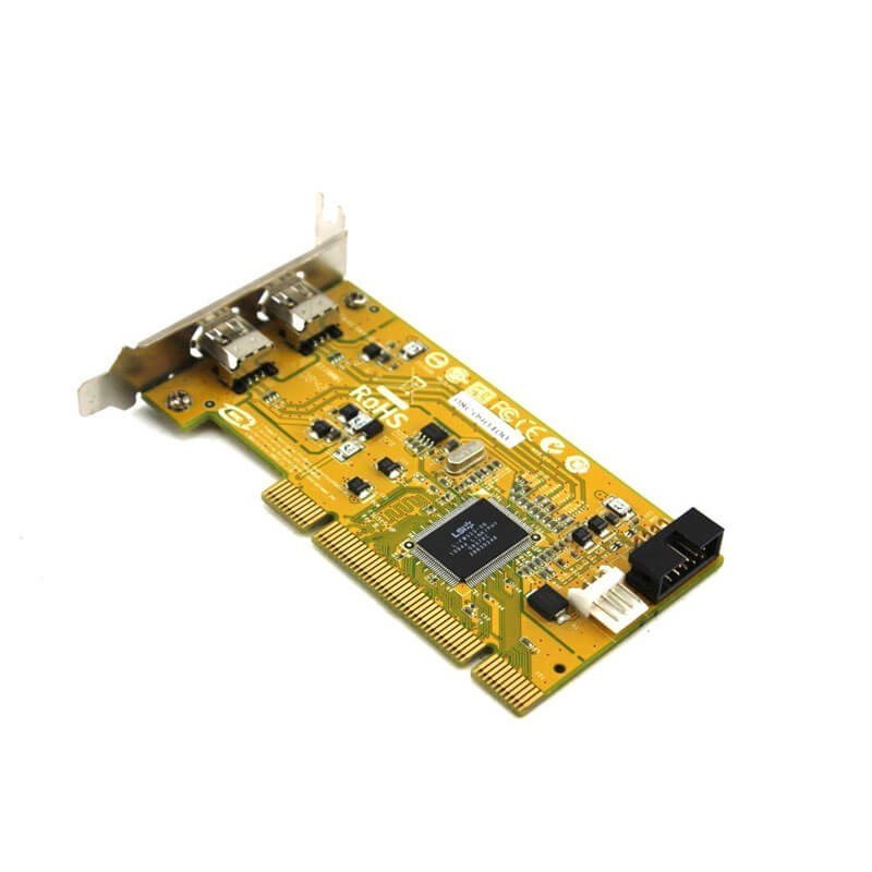 Adaptor Refurbished PCI la 2 x FireWire IEEE 1394, HP 515182-001, Low Profile