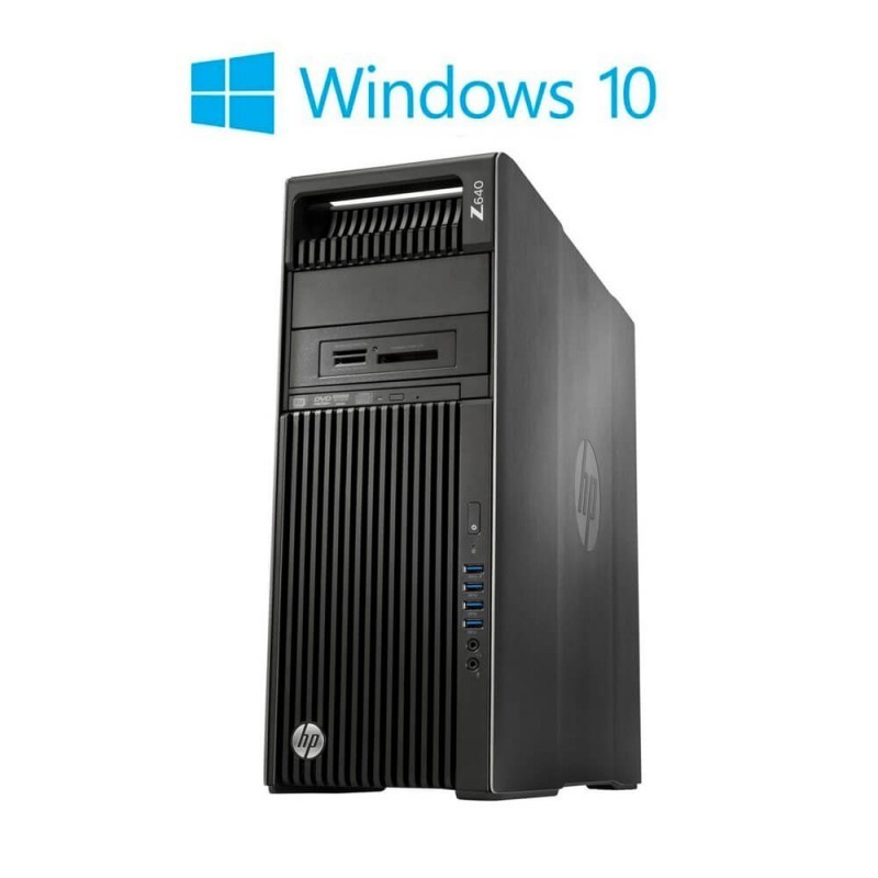 Workstation Refurbished HP Z640, Xeon Octa Core E5-2630 v3, Windows 10 Home