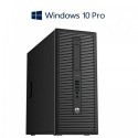 PC Refurbished HP ProDesk 600 G1 MT, i3-4130 Gen 4, 8GB DDR3, Win 10 Pro