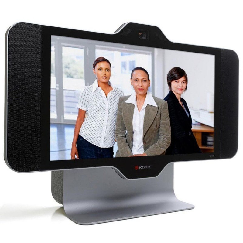 Sistem Video Conferinta Polycom HDX 4500, Display 24 inci Full HD