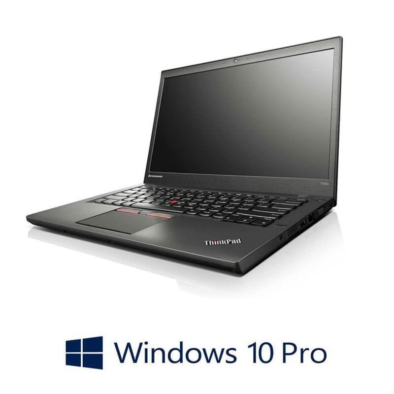 Laptopuri Refurbished Lenovo ThinkPad T450s, i7-5600U, SSD, FHD, Webcam, Win 10 Pro