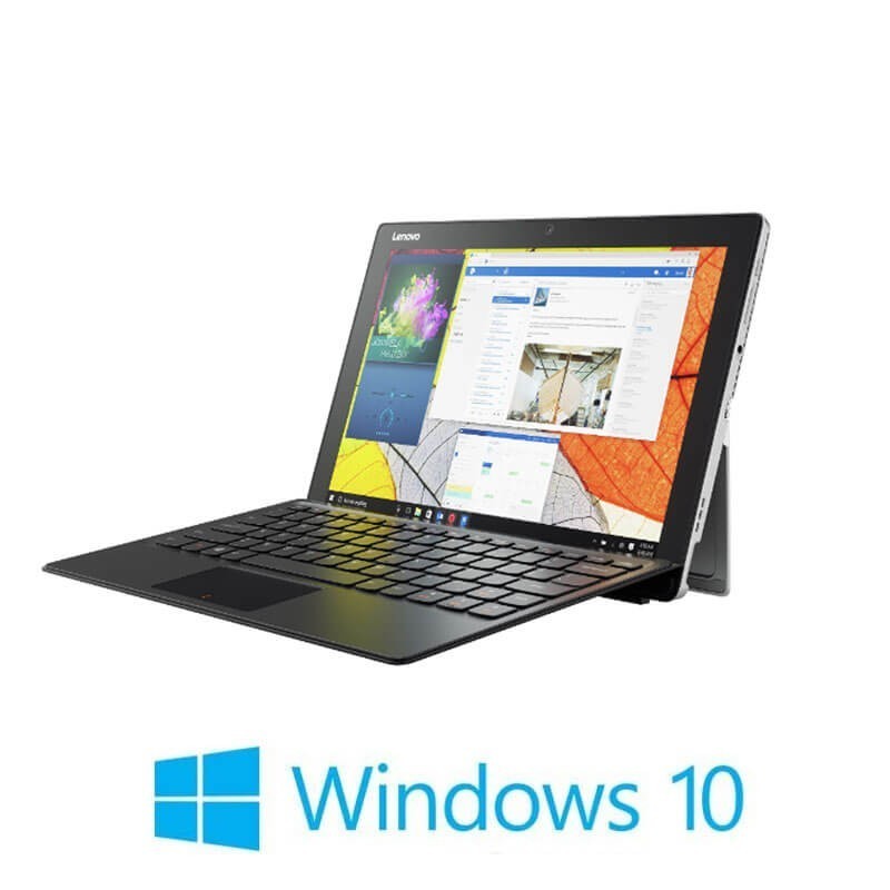 Laptop 2 in 1 Refurbished Lenovo Miix 510, i5-6200U, FHD, Webcam, Win 10 Home