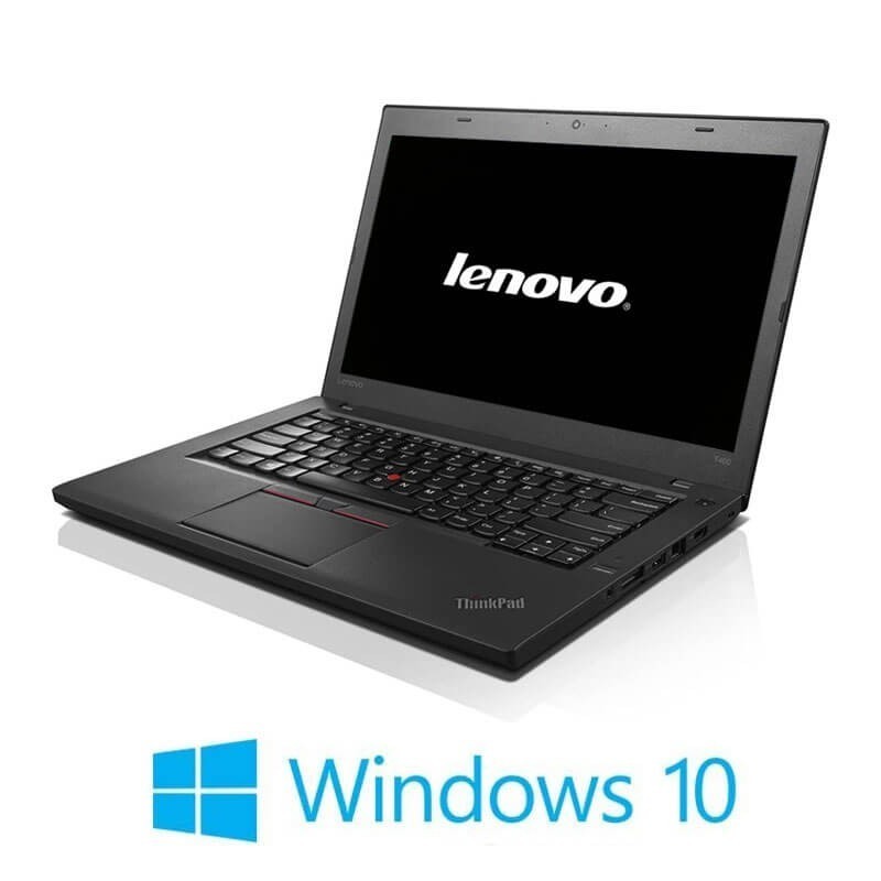 Laptopuri Lenovo ThinkPad T460, i5-6200U, 8GB, Webcam, Win 10 Home